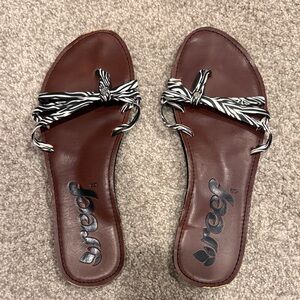 Reef Women's Sandals with Zebra Straps